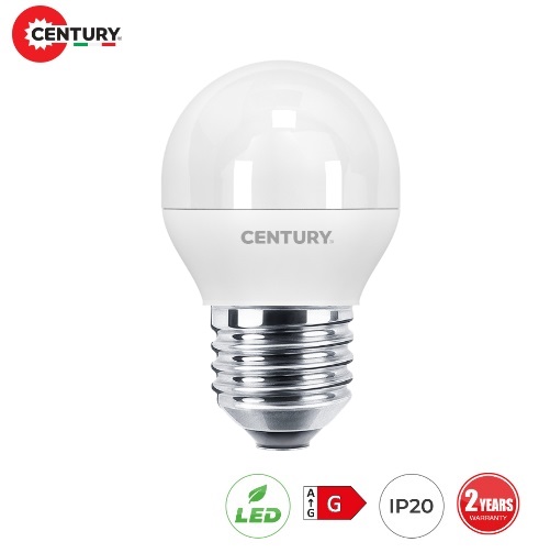 Lampada Mini Sfera Led 8w E27 Luce Natura 806 Lumen